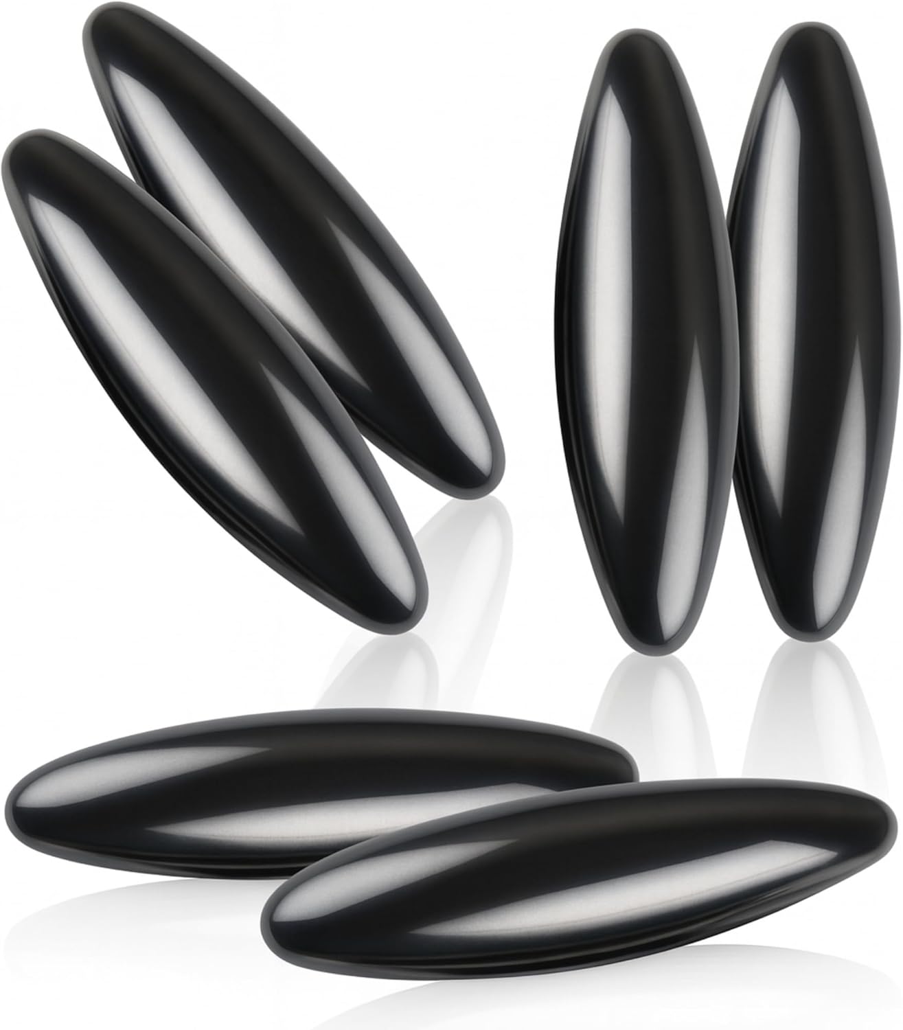 ArtCreativity Magnetic Rattlesnake Eggs Set of 3 Pairs, Magnetic Fidget Toys for Kids, Rattle Snake Egg Toys with Powerful Magnets, Fun Oval Magnets for Christmas Party