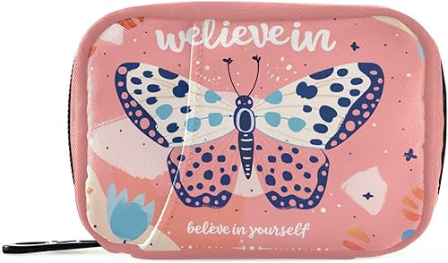 Vista 15 de Organizador diario de camuflaje para medicina vitamínica, organizador de píldoras de viaje, contenedor de medicina diaria, bolsa de pastillero