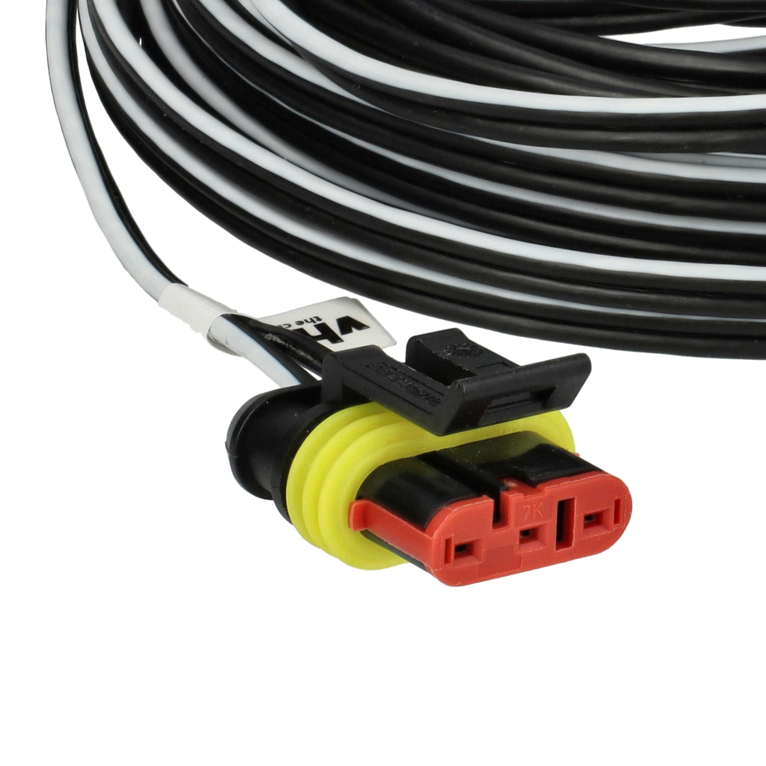 vhbw Kabel transformatorowy niskiego napięcia kompatybilny z Gardena Robotic R38Li, R40Li, R80Li, SILENO city, Sileno+ R100Li - 10 m