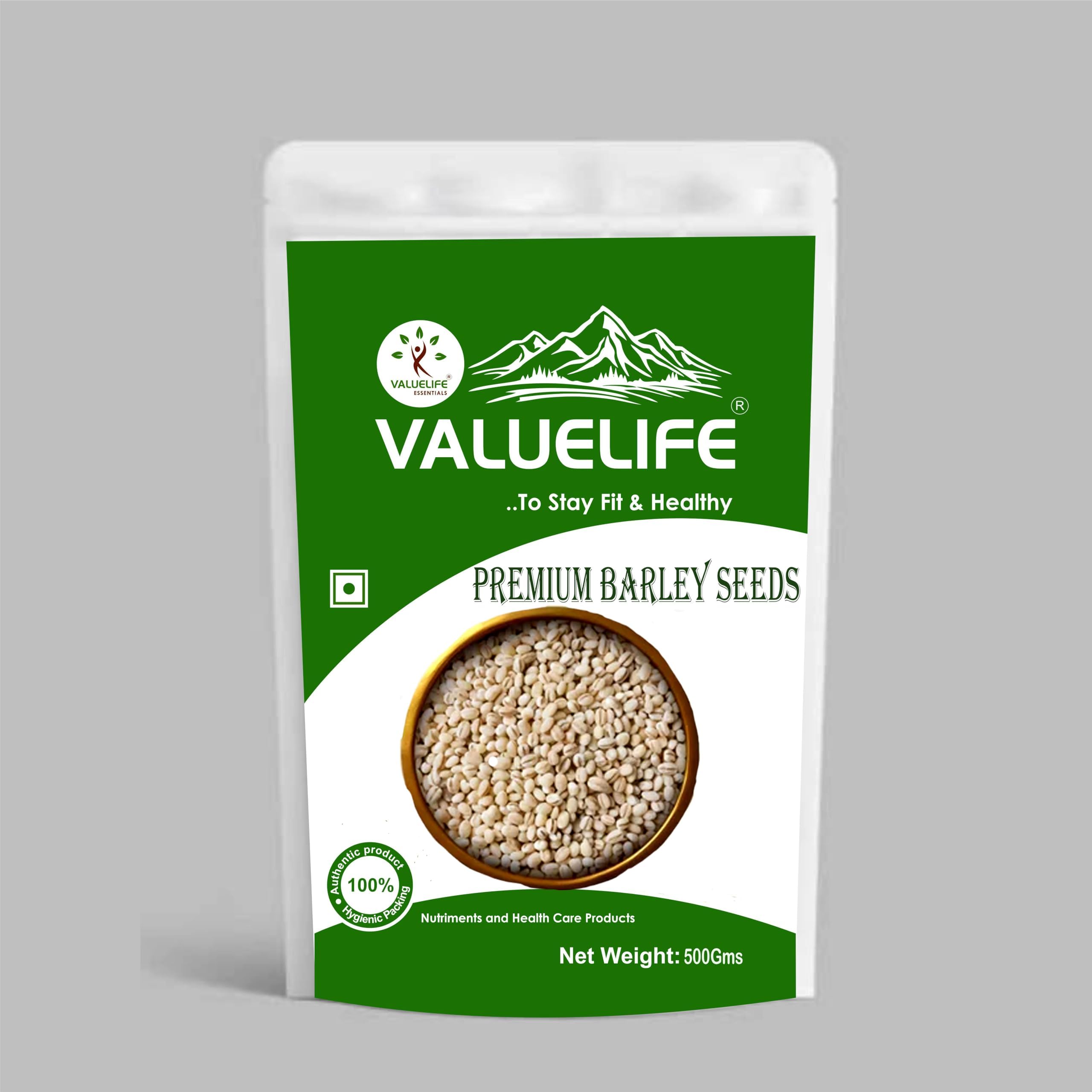 VALUE LIFE Barley Seeds - 500 Gm