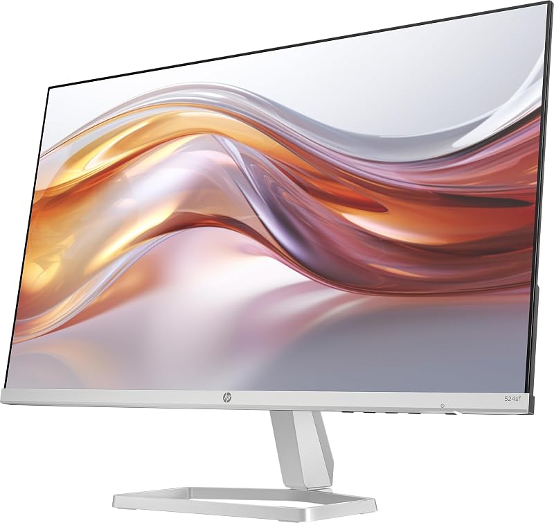 HP 23.8" 524sf FHD 5 Series Display (HSD-0172-K) 100Hz Refresh Rate | CR 1500:1 | 99% sRGB and 300 Nits Color Gamut | HDMI & VGA Ports | Low Blue Light | Ergonomically