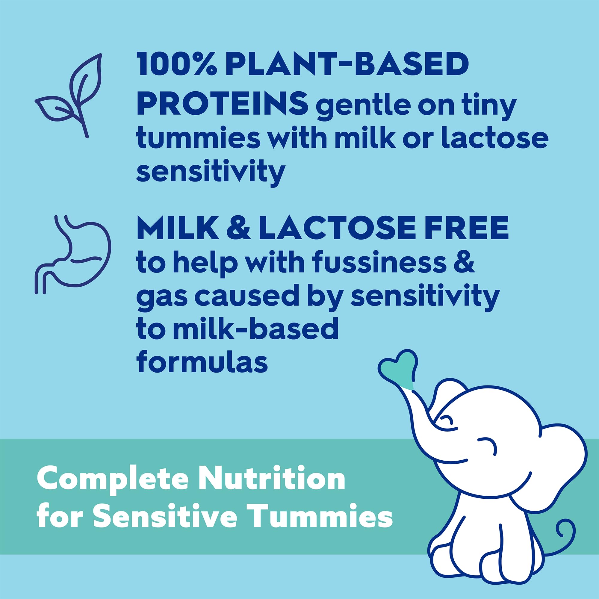 Good Start | Dr. Brown's Soy-ease Pro Baby Formula Powder, for Sensitive Tummies, Dairy Free and Lactose Free for Fussiness and Gas, Non-GMO, 20 Oz