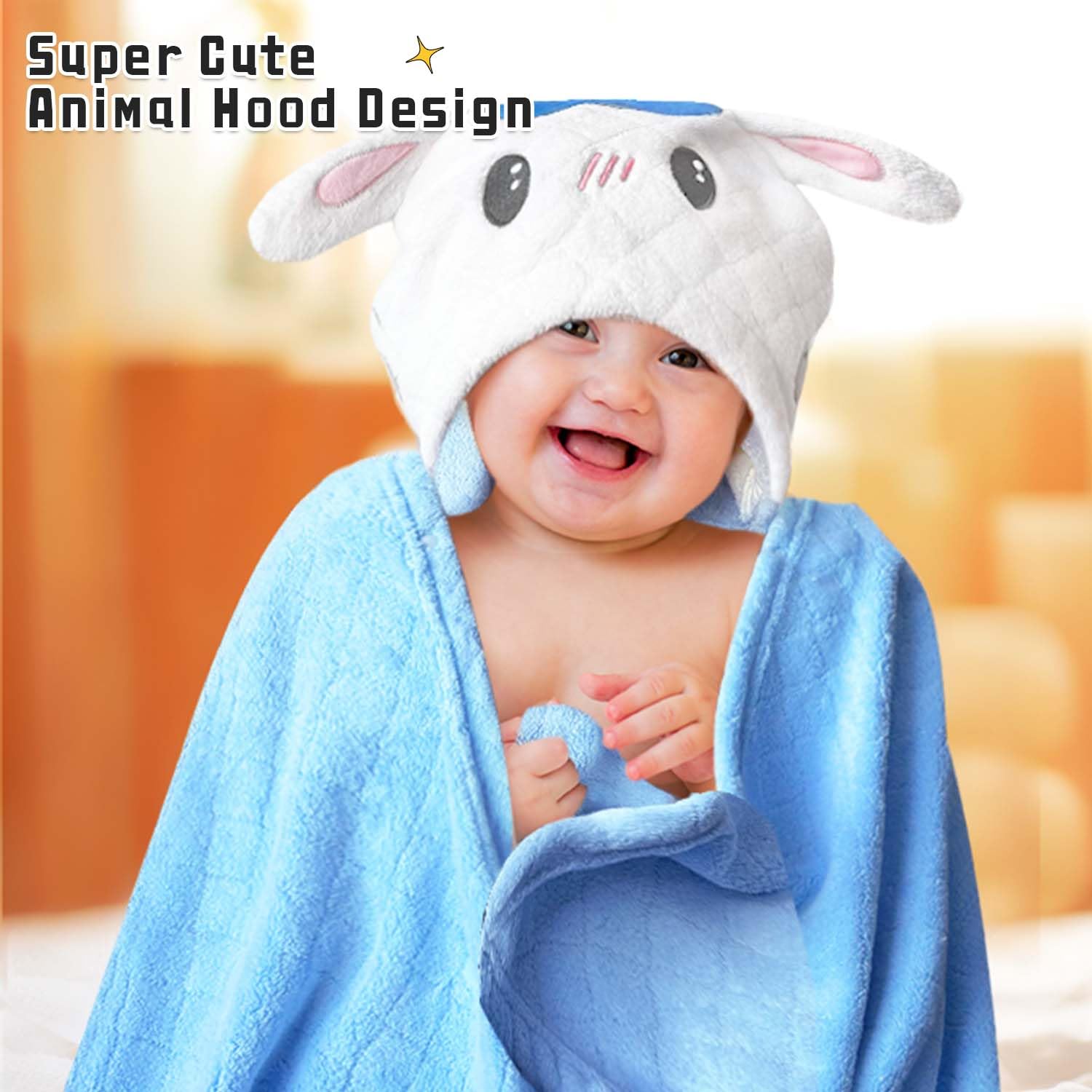 Toalla de baño para niños pequeños, toallas de baño con capucha, toallas para niños y niñas de 0 a 5 años, paquete de 2 toallas de baño absorbentes con capucha para niños, toallas de baño grandes de