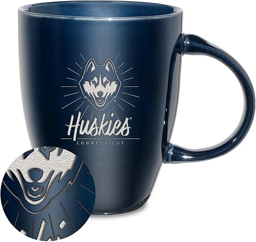 Vista 295 de Rico Industries NCAA - Taza de cerámica con grabado láser, 18 onzas, café y té