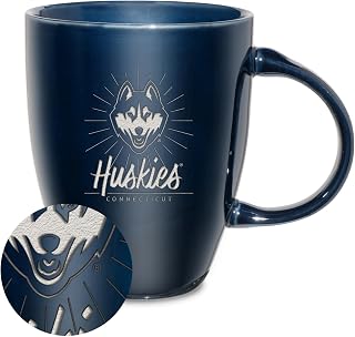Rico Industries NCAA 18oz Laser Engraved Ceramic Lustre Mug - Coffee-Tea
