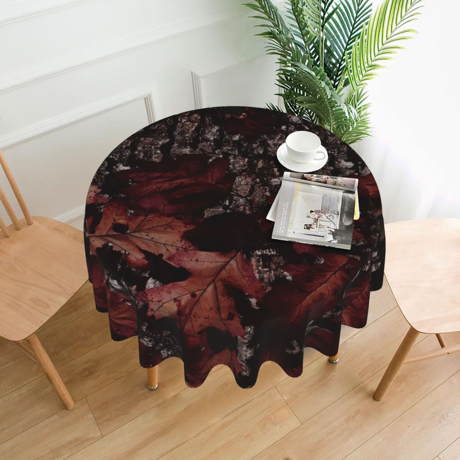 HJFCZH Outfitter Tuff Camo Prints Round Table Throw 60 Inch – High-Grade Polyester Table Cover, Waterproof & Wrinkle-Resistant Decor for Dining Room, Coffee Table, Parties
