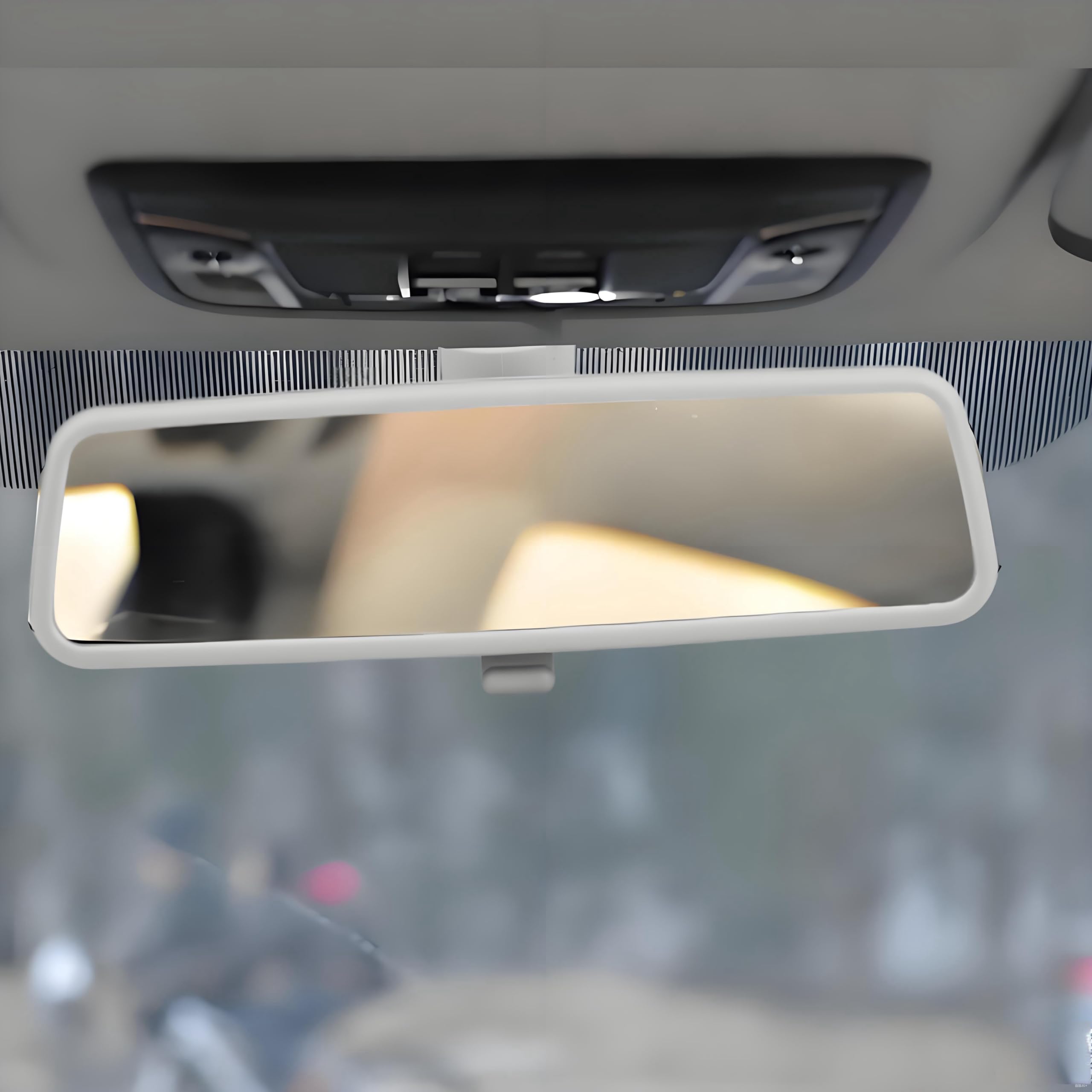 Specchietto retrovisore interno, specchietto retrovisore antiriflesso, specchietto retrovisore interno auto per Passat B5 Jetta Golf MK4 99-05 3B0857511G(Grigio)