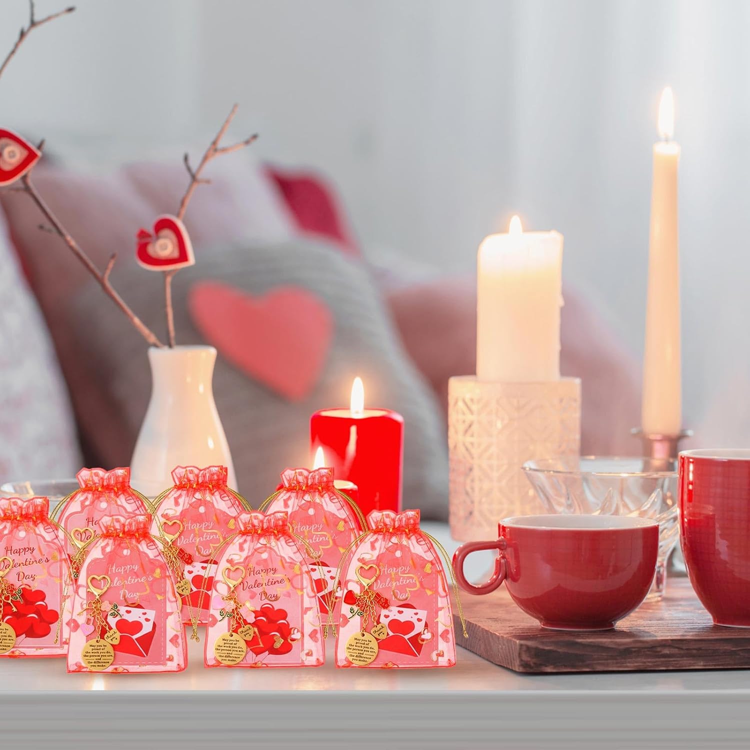 24/36/48 Sets Appreciation Gifts Bulk for Employee Coworker Team Staff with Thank You Keychain Bags Card - Image 7