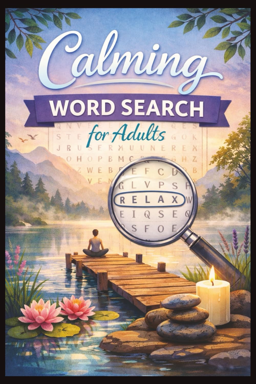 Calming word search for adults