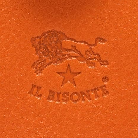 Amazon イルビゾンテ 二つ折り財布 L字ファスナー メンズ レディース Il Bisonte C00 P 4 166 Orange オレンジ 並行輸入品 Il Bisonte イルビゾンテ シューズ バッグ