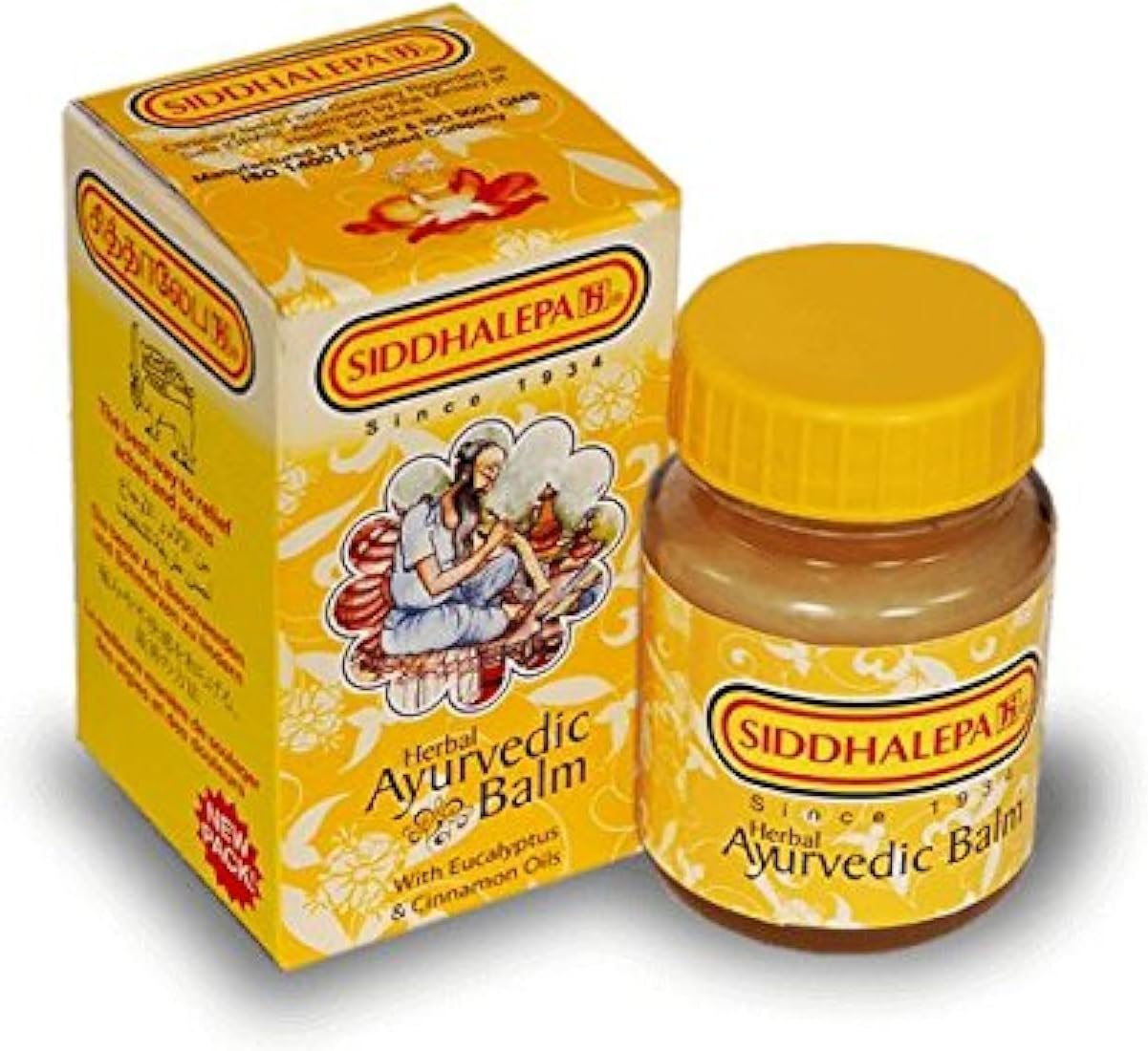BYGONE Siddhalepa Balm 50G - (Imported From Sri Lanka) - Ayurvedic Herbal Balm