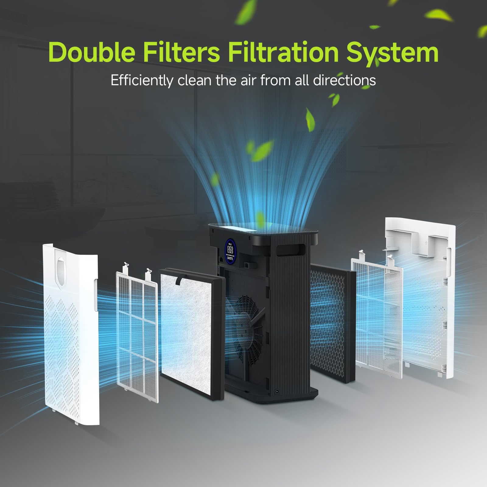 AP303 AP304 H14 HEPA Filtros de repuesto compatibles con DAYETTE AP303 AP304 y FRESHDEW AP303 AP304 purificador de aire