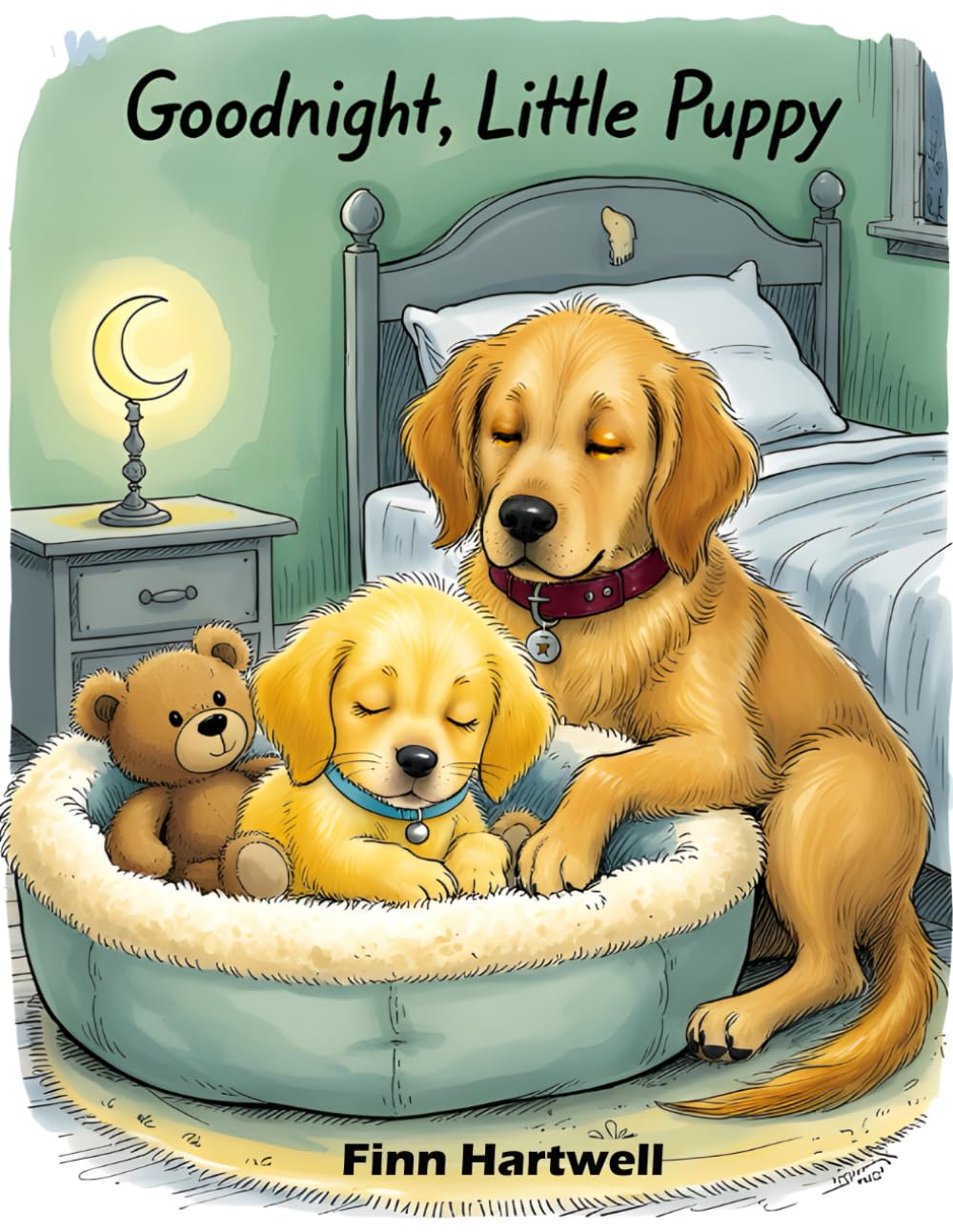 Goodnight, Little Puppy: A Sweet and Soothing Bedtime Book for Babies and Toddlers Ages 3–5