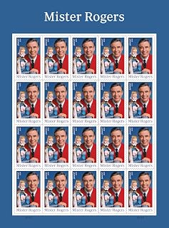 USPS Mister Mr. Rogers one Sheet of 20 Forever USPS Postage Stamp Celebration Children Party