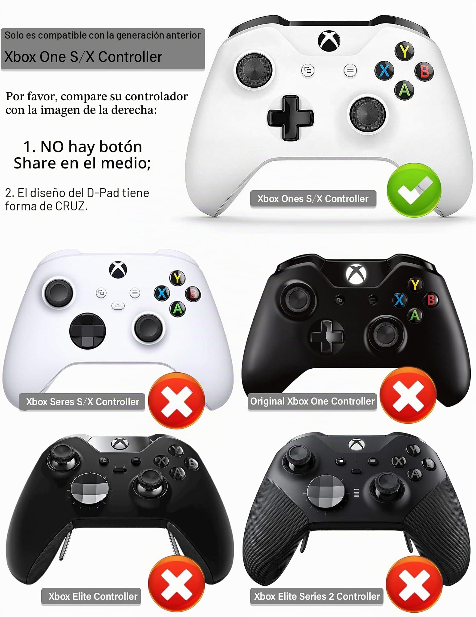 Yorha Talla Láser Silicona Piel Skin para Mando Xbox One S/X x 1 (Rojo) con Agarres para el Pulgar Thumb Grips x 8