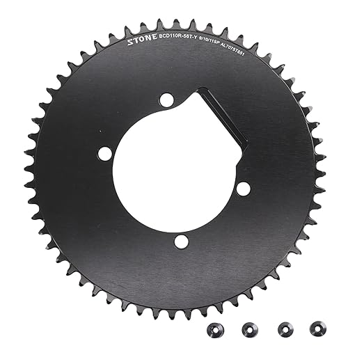 DJC Stone Chainring 110BCD Round for Shimano 105 R7000 R8000 R9100 110bcd 34T 40T 46T 48 50T 54 56 58T 60T for 12 Speed Road Bike