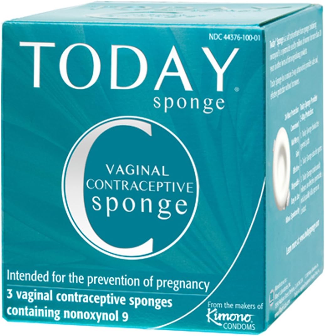 Today Vaginal Contraceptive Sponges, 3 ct. Health & Household
