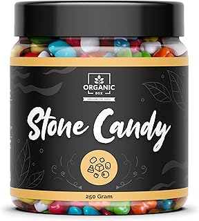 Elly Nuts Rock Candy - Stone Candy 250 gms | Milk Stone Chocolate | Rock Shape Chocolate [Jar Pack] - Diwali Gift Pack