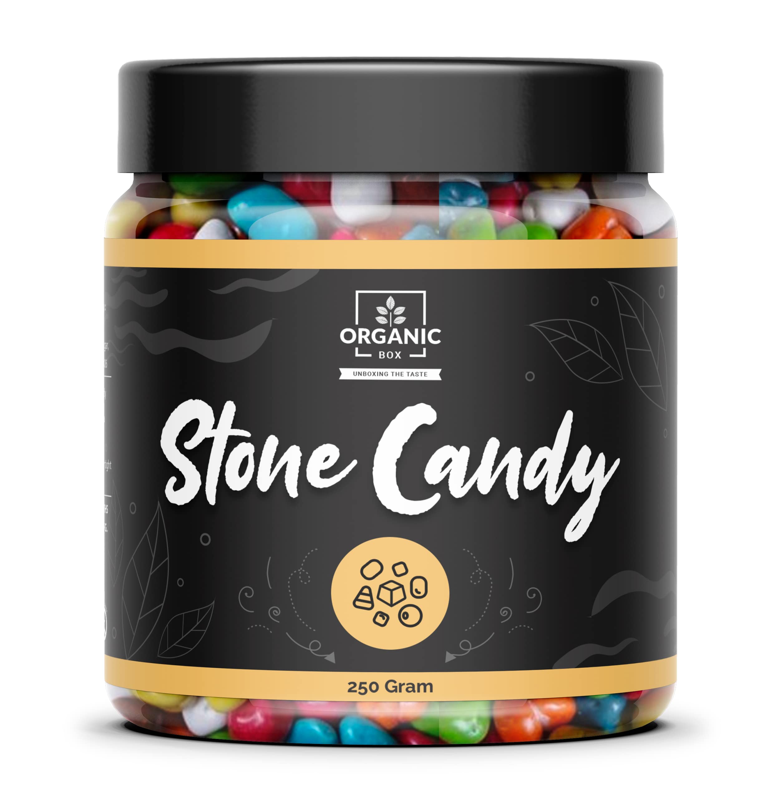 Elly Nuts Rock Candy - Stone Candy 250 gms | Milk Stone Chocolate | Rock Shape Chocolate [Jar Pack] - Diwali Gift Pack