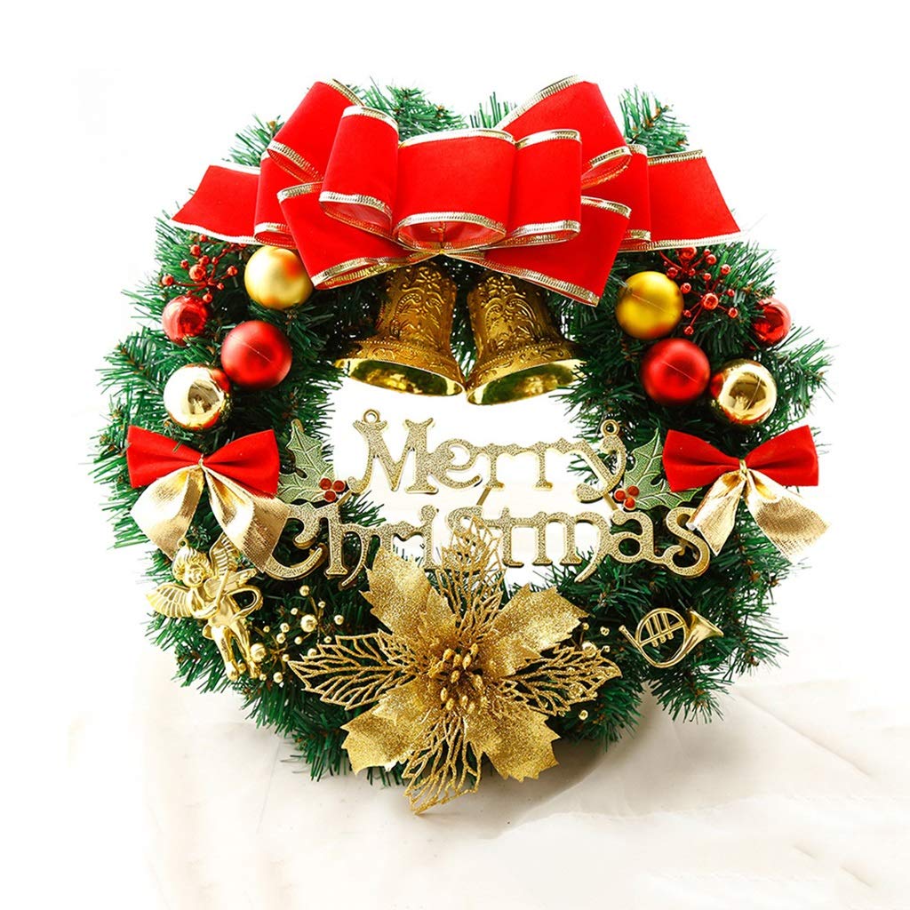 Guirlande de Noël artificielle réaliste 2m70 pour décoration de cheminée et porte extérieure