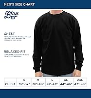 Vista 3 de Blue 84 NCAA Camiseta de Manga Larga para Hombre con Diseño Arqueado en Colores del Equipo