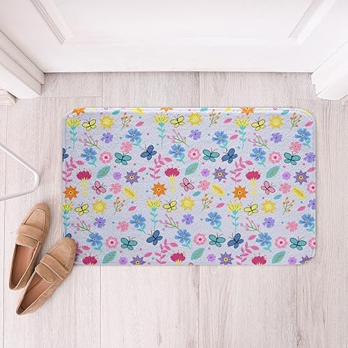 Miniatura 13 de Alfombras de baño para niños con guitarra eléctrica, notas musicales, elegantes alfombras retro, decoración de habitación de niños y niñas,