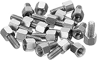 Vista 36 de PATIKIL M2x9mm+0.157 in Macho-Hembra Hex Standoff, paquete de 20 tornillos de acero inoxidable para placas base, cajas de computadora, placas