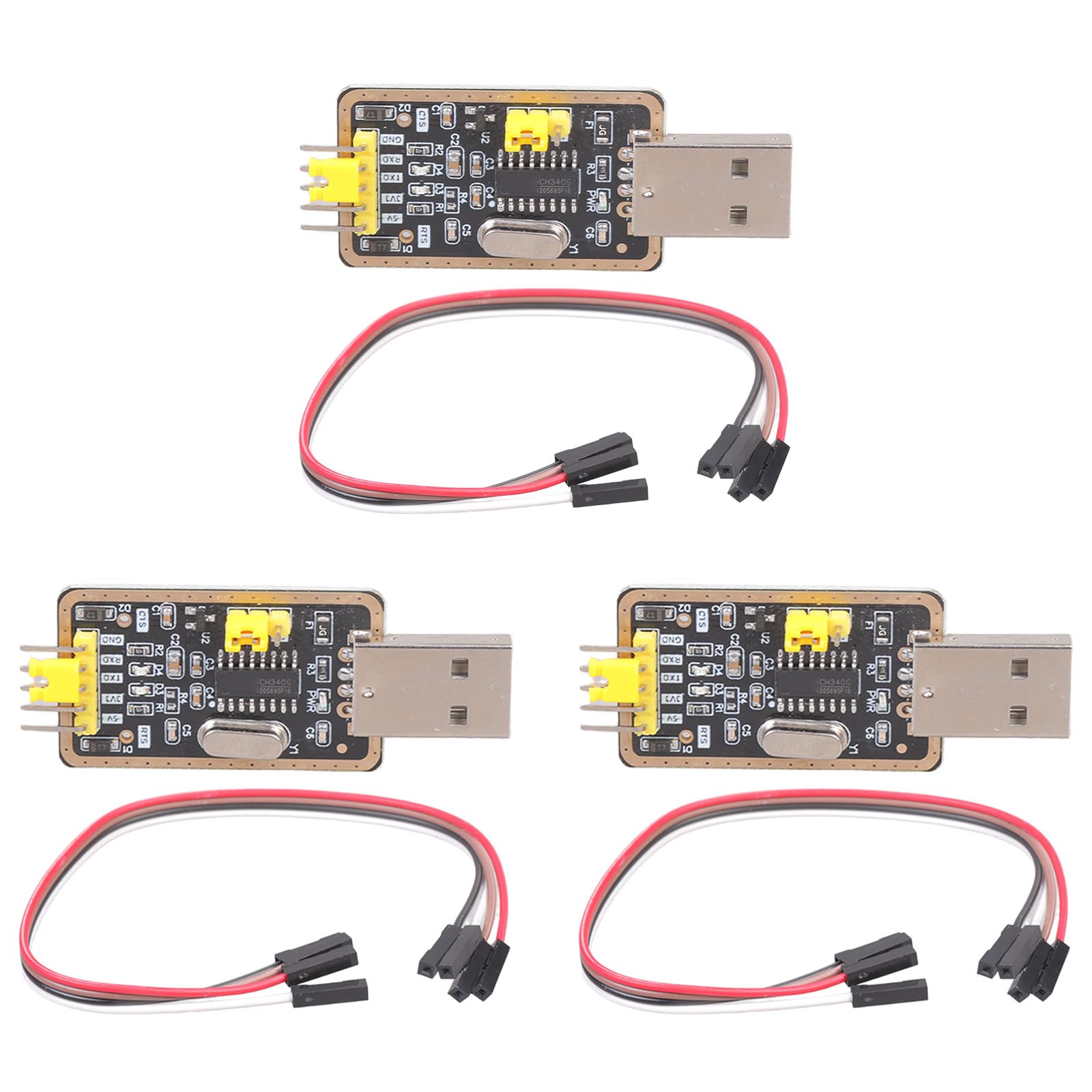 CH340G RS232 to TTLs USB Adapter for Microcontroller Communication and Firmware Debugging High Converters