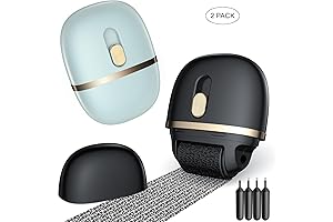 Lomil Identity Theft Protection Roller Stamps 2 Pack