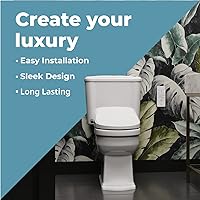 Vista 7 de Inus R52 - Asiento de inodoro eléctrico coreano, desodorizante, limpiador+, asiento con calefacción para limpieza de varita, modo ecológico, sin