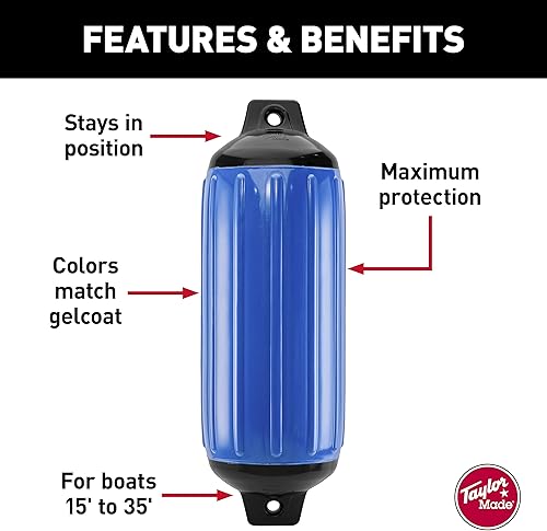 Miniatura 3 de Taylor Made Products Super Gard - guardabarros inflable de vinilo para barco.