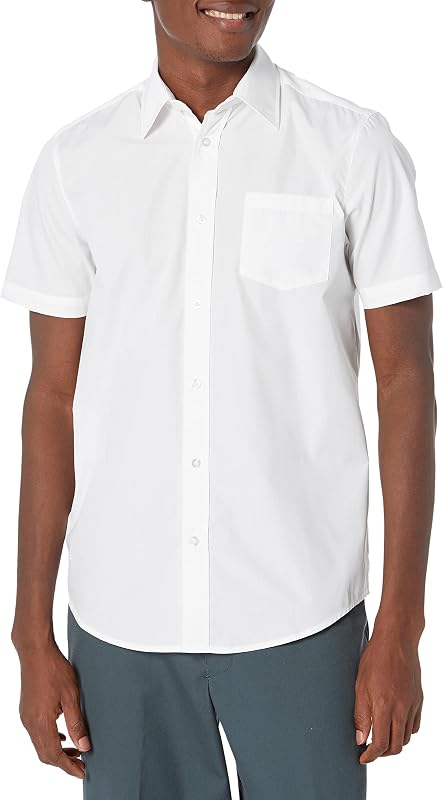 Men's Short Sleeve Dress Shirt