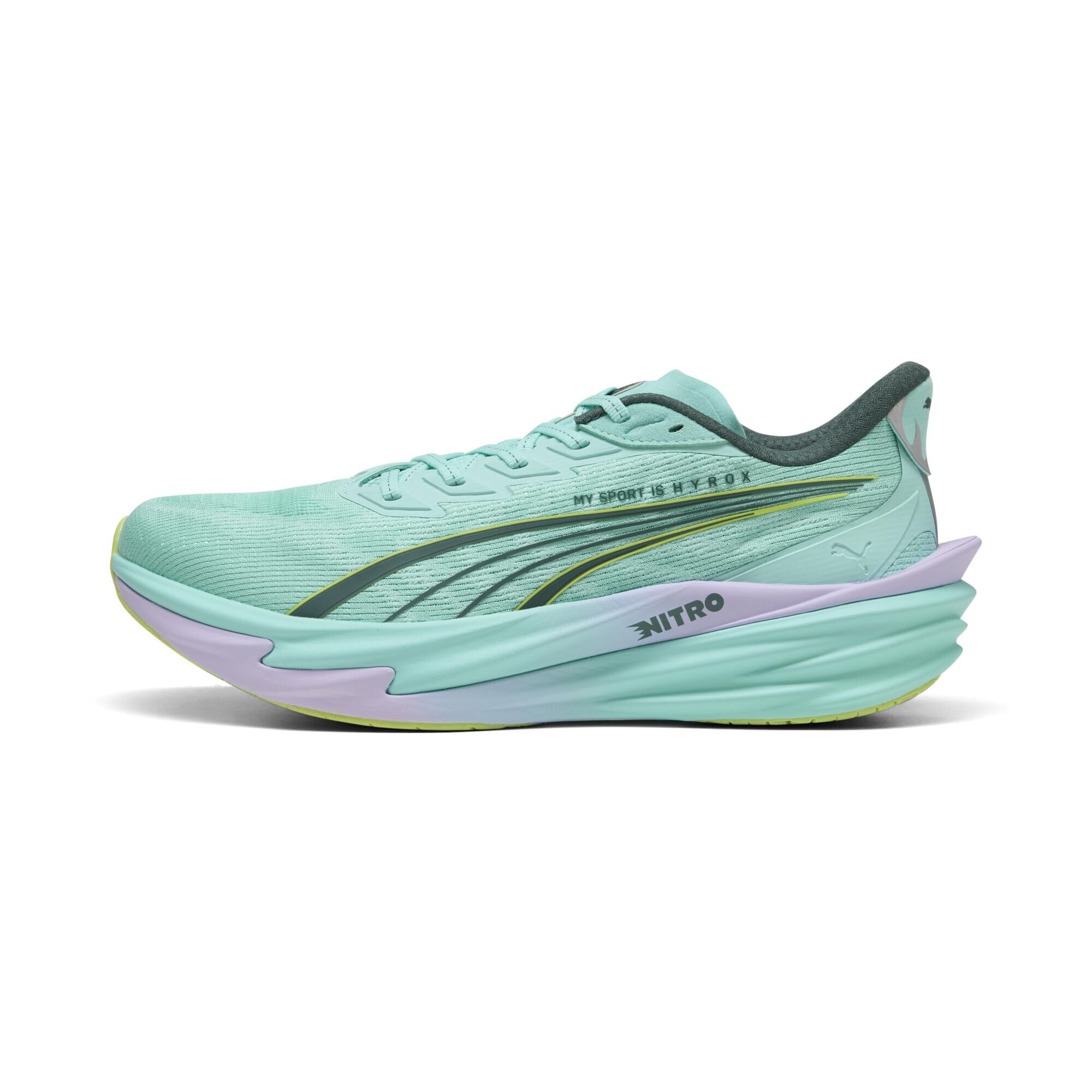 PUMA Deviate Nitro 4 Hyrox Zapatillas para Correr Zapatilla Neutral Hombres Turquesa - Intense Mint-Light Lavender 44