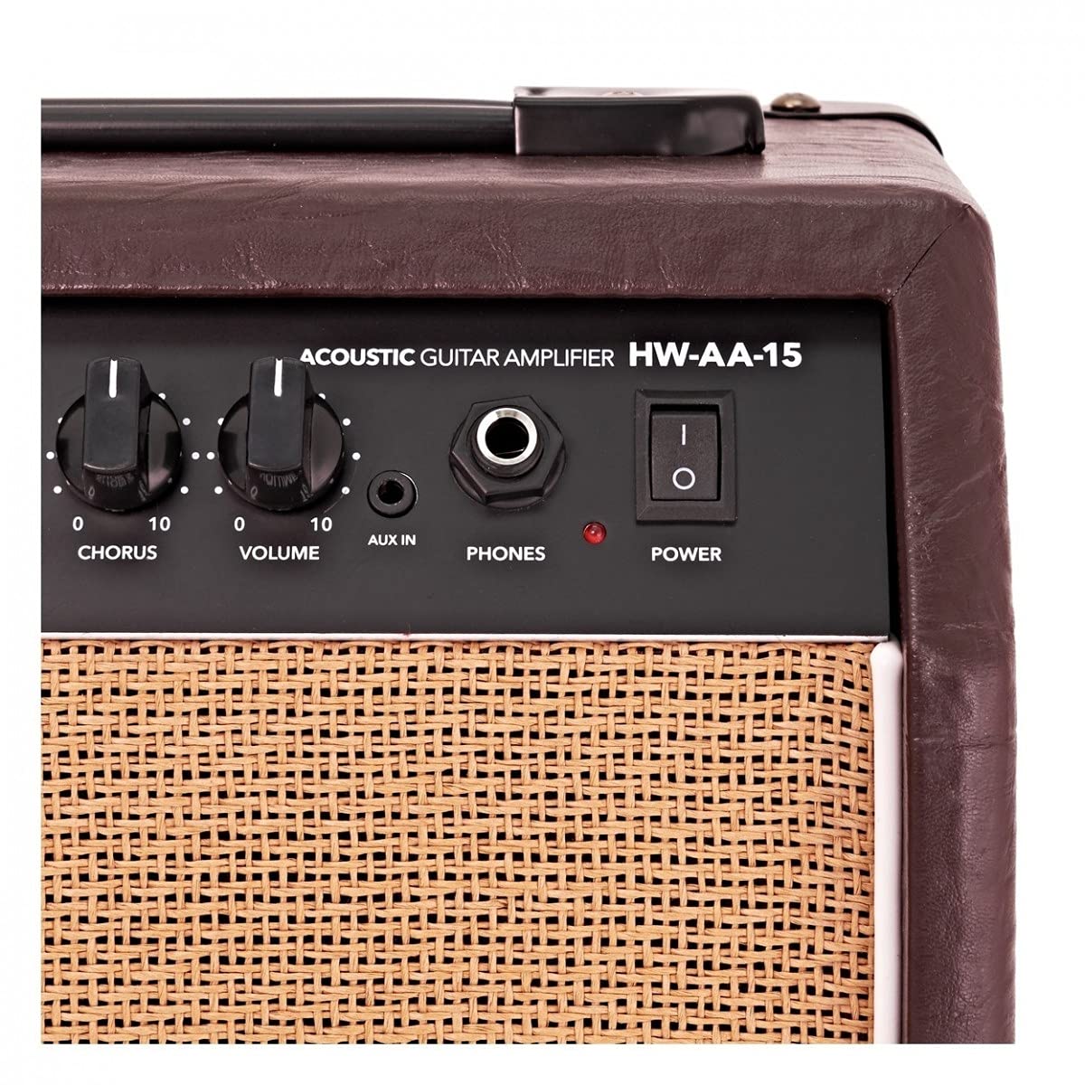 Amplificateur de Guitare Acoustique Hartwood 15 W avec Chorus et égaliseur 3 Bandes | Amplification claire et naturelle, EQ 3 bandes avec contrôle de chorus, sortie casque pour une pratique silencieuse