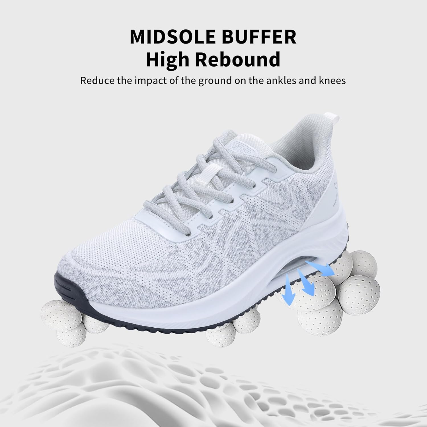 Womens Walking Shoes Plantar Fasciitis Arch Support Shoes Orthotic Sneakers for Foot Pain Relief US Size 6-11 - Image 4