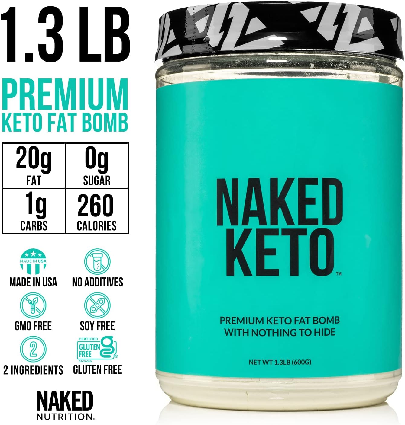 Buy Naked Keto Premium Keto Fat Bomb Powder Unflavored Only Two