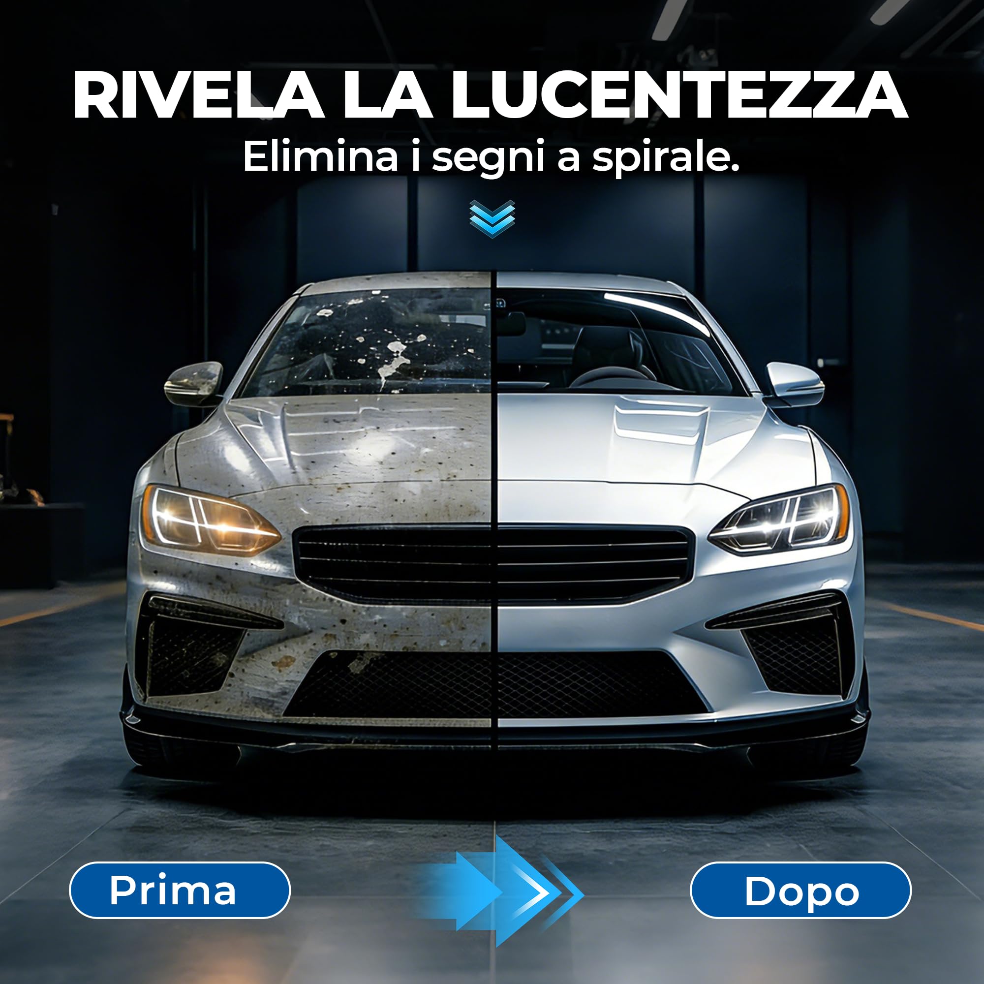 Dong Cheng Lucidatrice Senza Spazzole 150mm con Batteria 4,0 Ah, Impugnatura a D, Avvio Graduale, Stabilizzazione Elettronica della Velocità, Caricabatterie – Ideale per Auto, Barca, Mobili