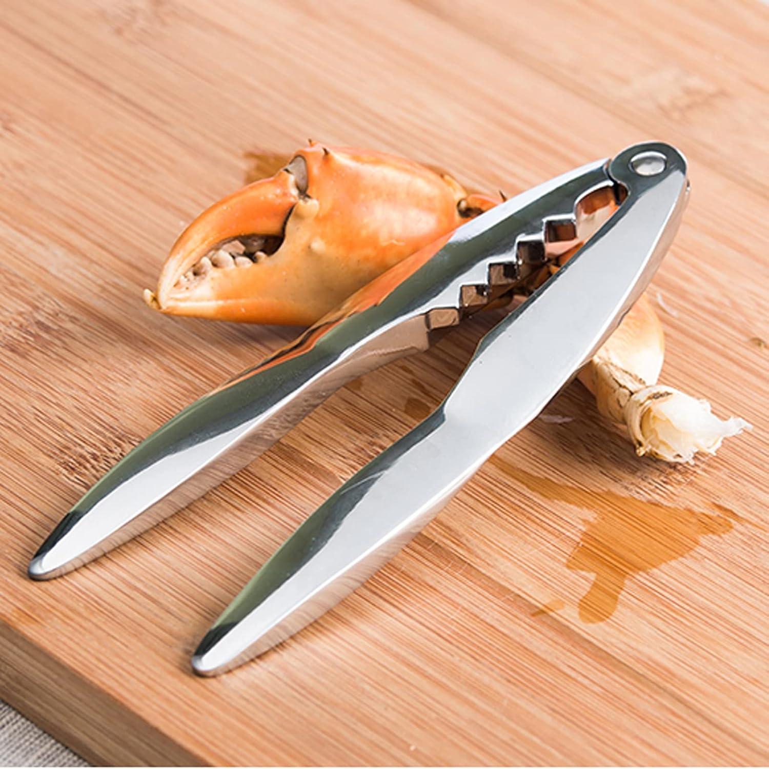 Seafood Tools Set 3-Piece Seafood Tools with Storage Box Including Seafood Biscuits, Seafood Fork and Pick Ideal for Crabs, Hairy Crabs, Lobsters Lobster Tools for Eating