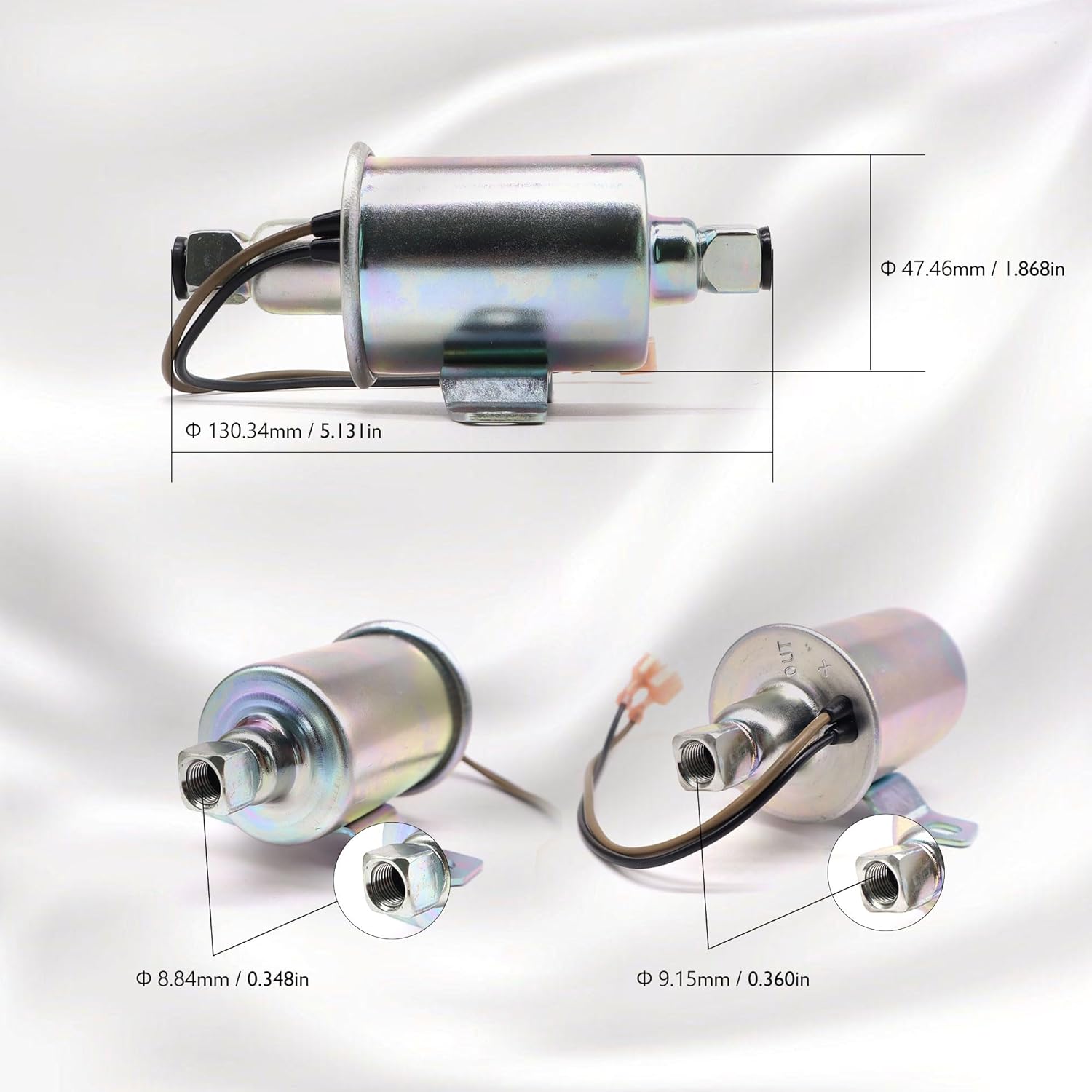 E11020 Electric Fuel Pump 12V Compatible with Onan Generator Fuel Pump