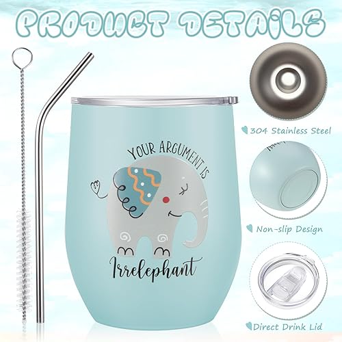 Miniatura 8 de Juego de 3 vasos de Navidad vasos de acero inoxidable con tapa pajilla bolsa de cosméticos llavero para fiestas temáticas de Navidad amantes de los