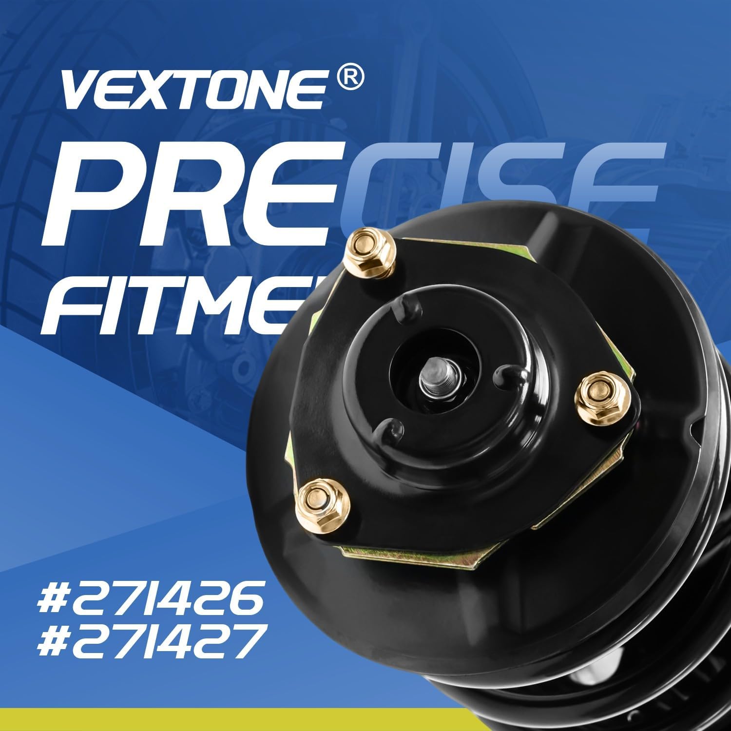 Vextone Front Shocks and Struts - Fit for 2002-2006 Nissan Altima - Only Fits 2.5 Models - Quick Install Left Right Shock Absorbers Replace 271426 271427 (Set of 2)