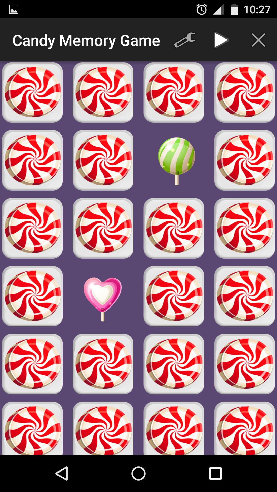 Candy Memory Games App on Amazon Appstore