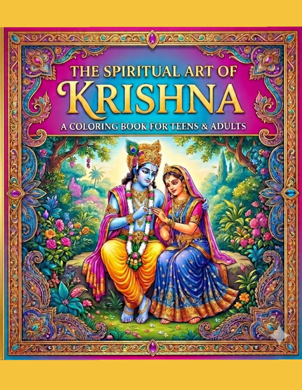 Colouring Book for teens or adults:: Krishna Connection