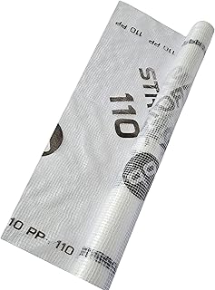 EraGreen Premium Unterspannbahn 110g/m² - Dachfolie 1,50m x 5 m Breite UV-stabil - flexible diffusionsoffene Unterdeckbahn - Schalungsbahn reißfest witterungsbeständig und wasserdicht