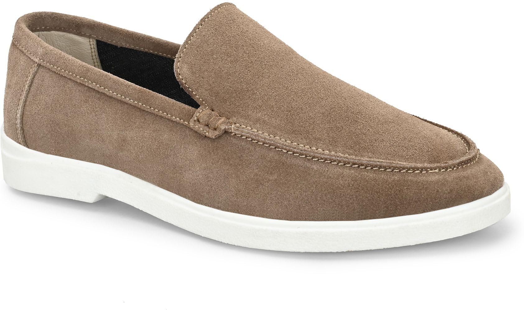 Men Classic Suede Leather Loafers - Cushioned Comfort, Durable Sole & Everyday Luxury-image-20