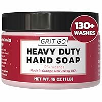 Vista 1 de Jabón de manos industrial – Limpiador de manos arenoso resistente para mecánicos, trabajadores de la construcción y más – Elimina grasa, aceite