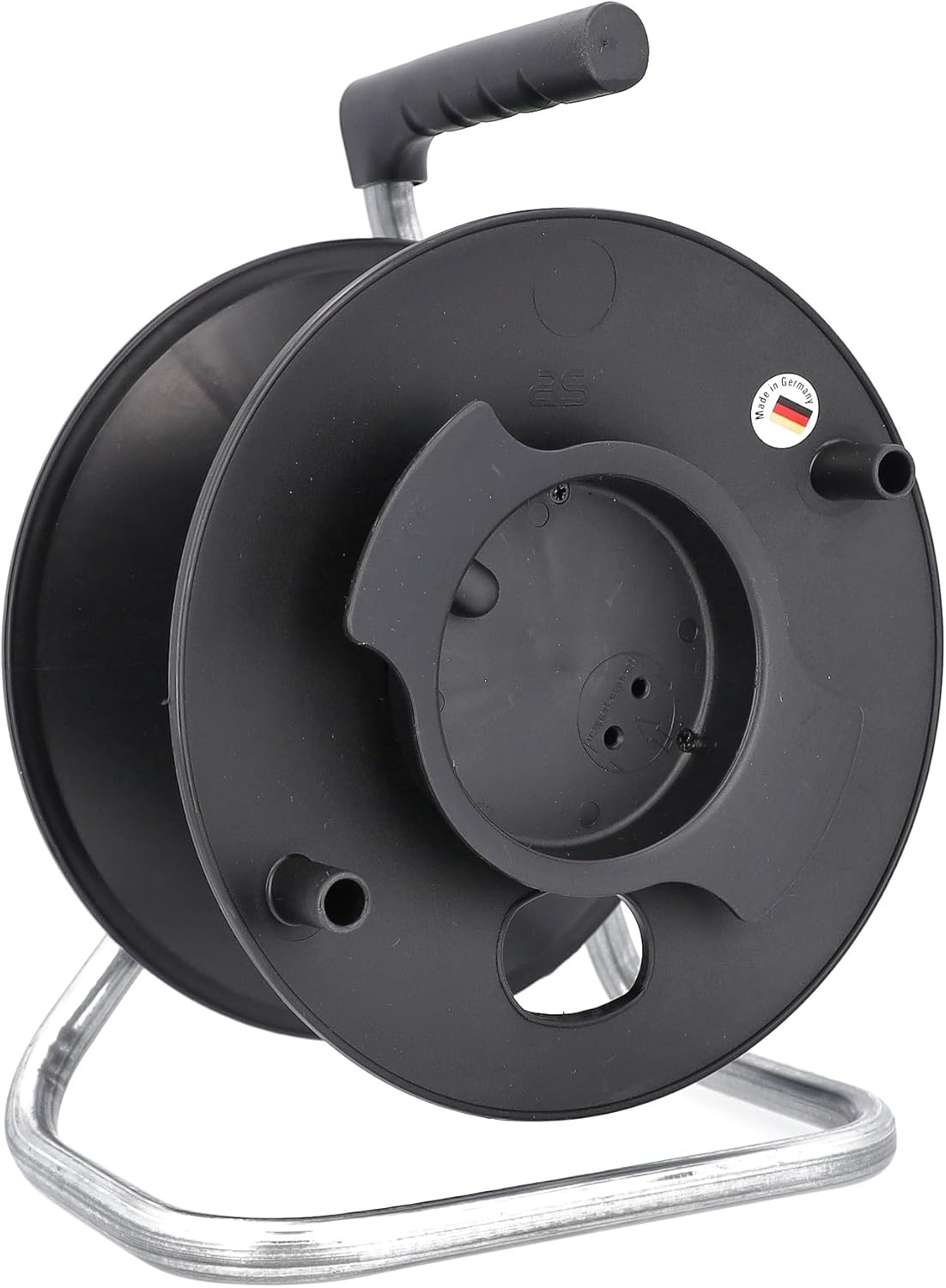 as – Schwabe 12110 230 mm Diameter Empty Storage Reel - Black