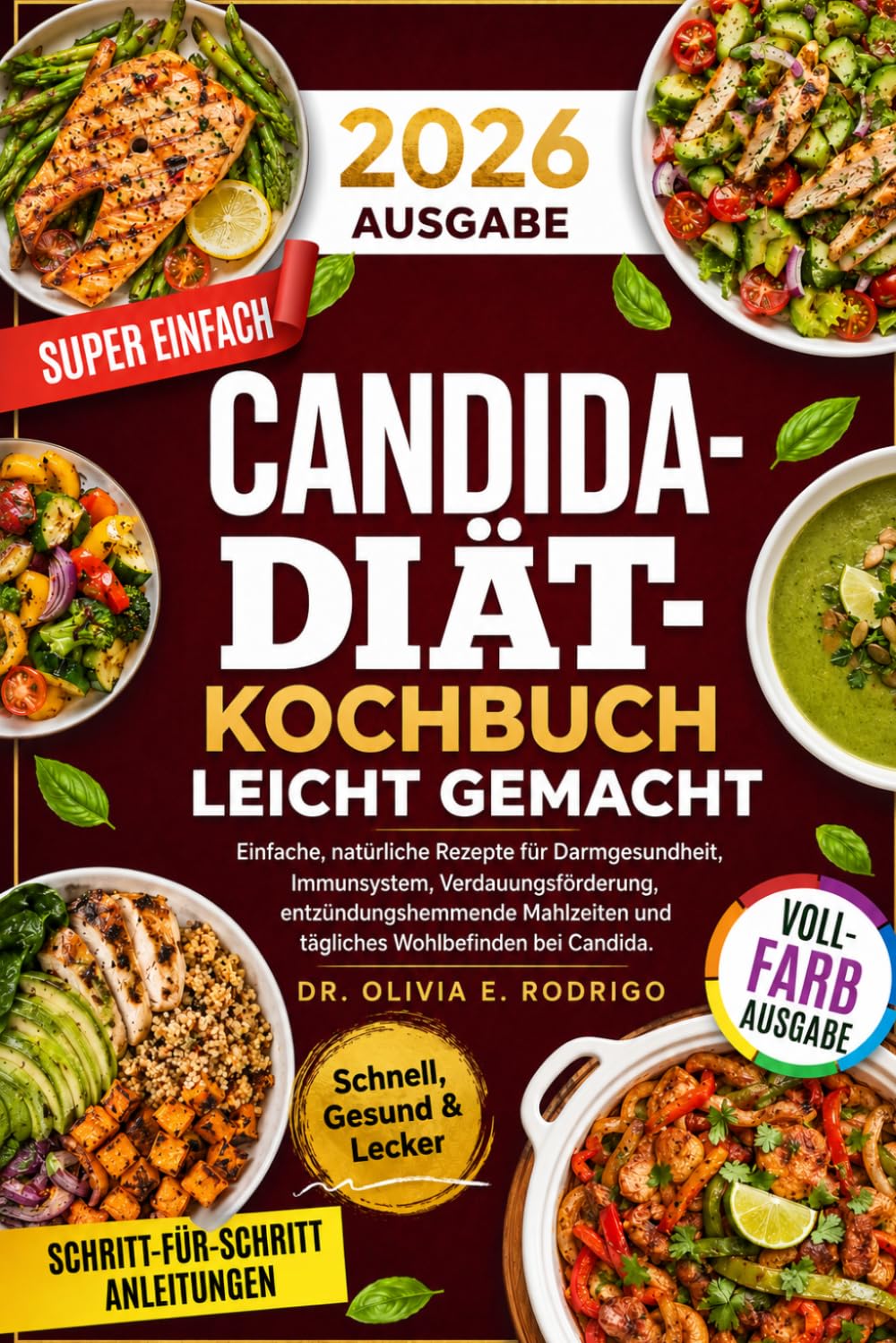Candida-Diät-Kochbuch leicht gemacht: Einfache, natürliche Rezepte für Darmgesundheit, Immunsystem, Verdauungsförderung, entzündungshemmende Mahlzeiten und tägliches Wohlbefinden bei Candida.