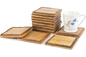 Coaster Set of 12 Wooden Slices: A Natural Canvas for Your Creative Endeavors