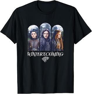 Winter Is Coming House Stark Portraits T-Shirt